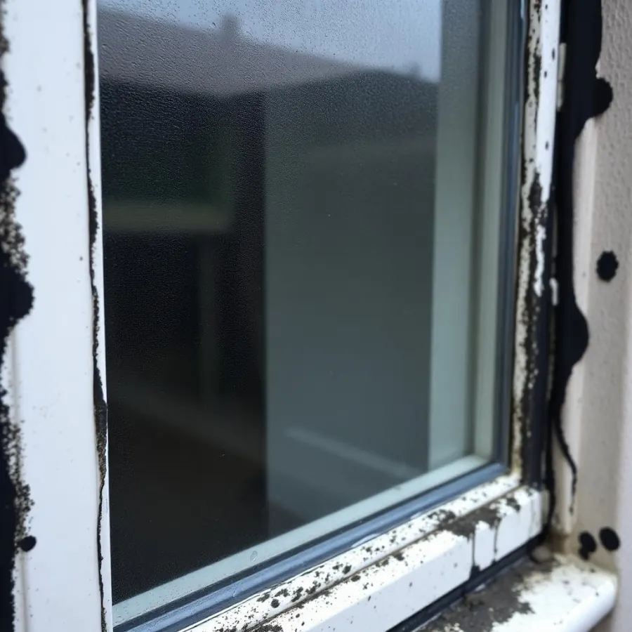 Window condensation and mould in a Leicester home